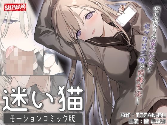 【動画・アニメーション】迷い猫 モーションコミック版❤survive評価5.00