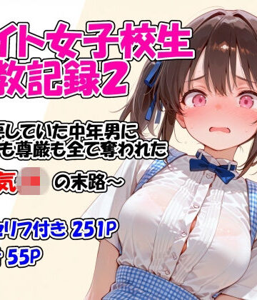 【イラスト・CG集】バイト女子校生調教記録2〜嫌悪していた中年男に身体も尊厳も全て奪われた生意気JKの末路〜❤堕天工房評価