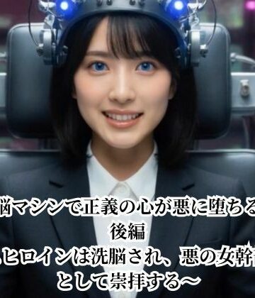 【動画・アニメーション】洗脳マシンで正義の心が悪に堕ちる話 後編 〜エースヒロインは洗脳され、悪の女幹部を女神として崇拝する〜❤悪堕ち研究員評価5.00