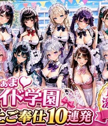 【動画・アニメーション】あまあまメイド学園 〜極上ご奉仕10連発〜❤月見どらいばー評価5.00