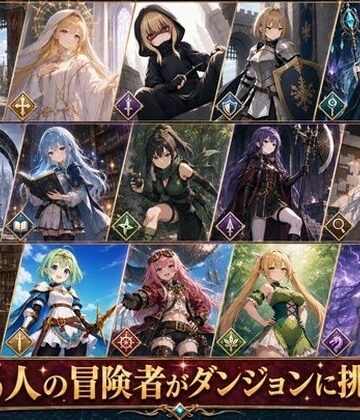 【ファンタジー】【即堕ち2コマ】挑戦！エロトラップダンジョンぷらす【エロステータス】❤フモラリズム（健やか羊羹）評価