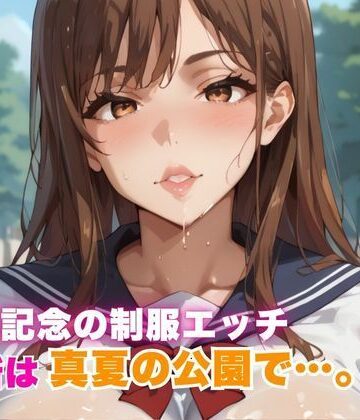 【制服】半年記念の制服エッチ 場所は真夏の公園で…。❤エロエロサークル評価