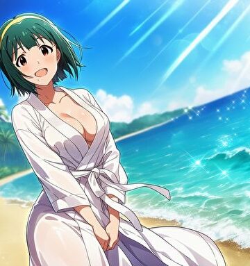 【巨乳】プライベートビーチ 音○小鳥❤偶像館評価