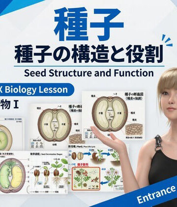 【3DCG】【▲20】一ノ瀬廻里 大学に進学し強豪予備校『DOPUX（ドピュックス』で生物I，IIを教える名物講師に！（Vol.036:種子）❤Libido-Labo評価