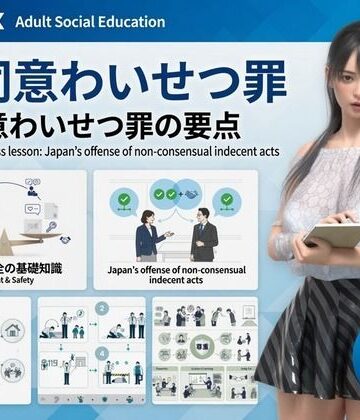 【3DCG】【△20】二階堂沙耶 大学に進学し強豪予備校『DOPUX（ドピュックス）』で社会人向け講座（性犯罪）を教える名物講師に！（Vol.002:不同意わいせつ罪）❤Libido-Labo評価