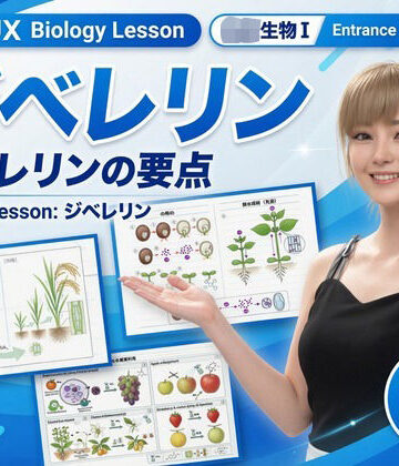 【3DCG】【▲20】一ノ瀬廻里 大学に進学し強豪予備校『DOPUX（ドピュックス』で生物I，IIを教える名物講師に！（Vol.041:ジベレリン）❤Libido-Labo評価