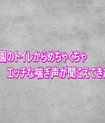 【デモ・体験版あり】夜の公園のトイレからめちゃくちゃエッチな喘ぎ声が聞こえてきたんだが❤ガールズコレクション評価
