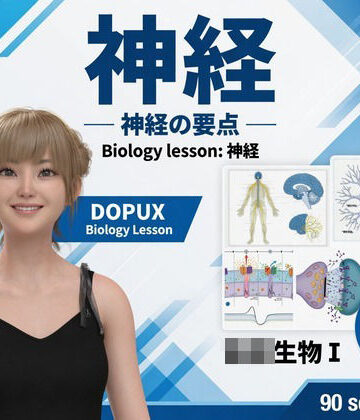 【3DCG】【▲20】パンチラガチャ★一ノ瀬廻里 大学に進学し強豪予備校『DOPUX（ドピュックス』で生物I，IIを教える名物講師に！（Vol.045:神経）❤Libido-Labo評価
