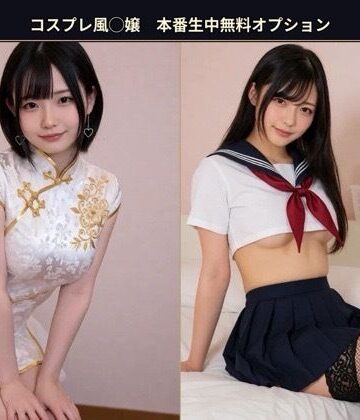 【制服】コスプレ風◯嬢 本番生中無料オプション❤Munimumi評価
