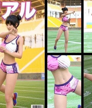 【イラスト・CG集】【▲100】大学生グラビアアイドル 一ノ瀬 廻里の陸上コス風写真集 Real_03❤Libido-Labo評価