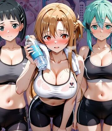 【ファンタジー】ジムに来た美女会員と孕ませセックスした話 ソードア〇トオンライン編❤おんまこ充電評価