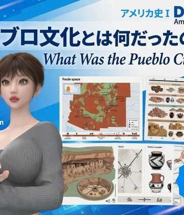 【3DCG】パンチラガチャ★西陣郁奈（にしじんかな）強豪予備校『DOPUX（ドピュックス）』で大学受験生向け講座（世界史）を教える名物講師！（Vol.006:プエブロ文化とは何だったのか？）❤Libido-Labo評価