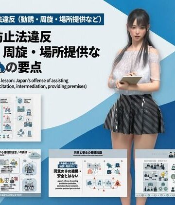 【動画・アニメーション】【△20】パンチラガチャ★二階堂 沙耶 大学に進学し強豪予備校『DOPUX（ドピュックス）』で社会人向け講座（性犯罪）を教える名物講師に！（Vol.020:売春防止法違反（勧誘・周旋・場所提供など））❤Libido-Labo評価
