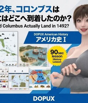 【3DCG】パンチラガチャ★西陣郁奈（にしじんかな）強豪予備校『DOPUX（ドピュックス）』で大学受験生向け講座（世界史）を教える名物講師！（Vol.013:1492年、コロンブスは実際にはどこへ到着したのか？）❤Libido-Labo評価