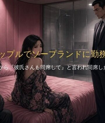 【ノベル】「カップルでソープランドに勤務中、VIP客から『彼氏さんも同席して』と言われ、同席したぼく」❤彼女たちの観覧席評価