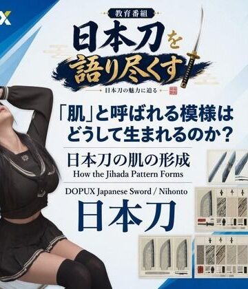 【動画・アニメーション】パンチラガチャ★霧島 愛唯（きりしま めい）『日本刀を語り尽くす』第1章-まず「日本刀とは何か」を知る（025-「肌」と呼ばれる模様はどうして生まれるのか？）❤Ozone_Layer評価