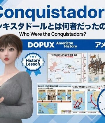 【3DCG】パンチラガチャ★西陣郁奈（にしじんかな）強豪予備校『DOPUX（ドピュックス）』で大学受験生向け講座（世界史）を教える名物講師！（Vol.018:コンキスタドールとは何者だったのか？）❤Libido-Labo評価