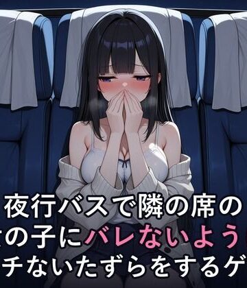 【音声付き】夜行バスで隣の席の女の子にバレないようにエッチないたずらをするゲーム❤犬小屋評価