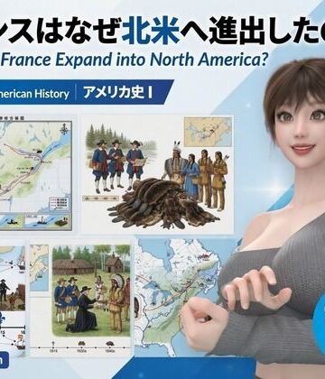 【3DCG】パンチラガチャ★西陣郁奈（にしじんかな）強豪予備校『DOPUX（ドピュックス）』で大学受験生向け講座（世界史）を教える名物講師！（Vol.021:フランスはなぜ北米へ進出したのか？）❤Libido-Labo評価