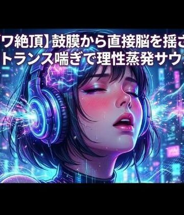 【オナニー】【ゾワゾワ絶頂】鼓膜から直接脳を揺さぶる！限界トランス喘ぎで理性蒸発サウンド❤ヒメゴト評価