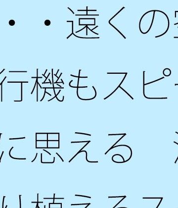 【全年齢向け】今・・遠くの空を飛ぶ飛行機もスピード 焦りに思える 海にゆったり植えるスタイルのためのチューニング中❤サマールンルン評価